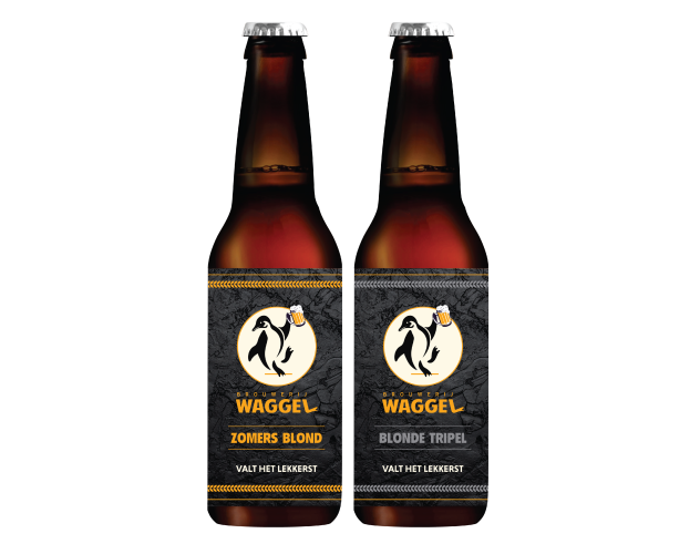Brouwerij Waggel speciaalbier mix pakket 33cl flesjes Zomers Blond en Blonde Tripel